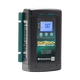 Enerdrive 40A 12V DCDC battery charger in a front left view with a ribbed case and side label.