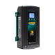 Enerdrive 60A 12V ePOWER battery charger in a front left view with its side label and digital display visible.
