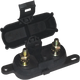 Enerdrive Bussman AMG/Mega Fuse Block open view with two metal terminal posts.