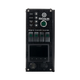 Enerdrive driver side Traveller 03 control panel with a blank monitor, unlit switches and covered 12V socket.