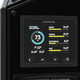 Enerdrive Driver Side Voyager Power System Simarine screen close-up.