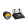 Enerdrive ePRO PLUS battery monitor with its illuminated round display and shunt under a clear protective cover.