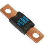 Enerdrive Individual 200A AMG/Mega Fuse angled view with copper terminals.