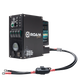 Enerdrive Explorer 01 passenger side power system with positive and negative leads terminated with ring terminals.