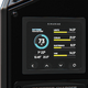 Enerdrive Passenger Side Voyager Power System Simarine screen close-up.
