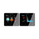 Enerdrive Simarine Pico-3 screen examples showing tank levels and a barometric pressure graph.