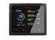 Enerdrive Simarine Pico-3 black display panel with battery charge and individual circuit readings on screen.