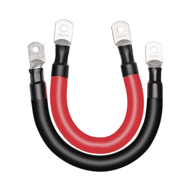 Hardkorr 000AWG 30cm Battery Linking Cables (Pair)