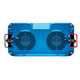 Hardkorr 1000W Pure Sine Wave Inverter - LS rear panel with twin cooling fans and battery terminals.