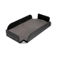 Hardkorr 100Ah lithium battery tray angled view showing the foam base, side walls and front retaining panel.