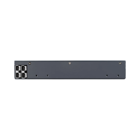Hardkorr 105Ah 12V slimline lithium battery side view with Anderson ports.