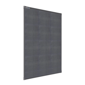 Hardkorr 120W fixed glass solar panel front view.