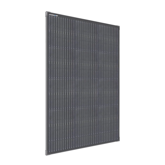 Hardkorr 120W fixed glass solar panel front view.