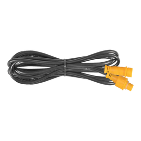 Hardkorr 2.5m black extension cable with orange 4-pin connectors