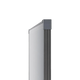 Hardkorr 200W square fixed glass solar panel side profile.