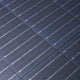 Hardkorr 250W 12V portable solar blanket solar cells viewed close up.
