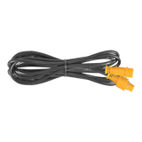 Hardkorr 3.5m black extension cable with orange 4-pin connectors