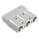 Hardkorr 3 Pin 50A grey Anderson plug angled view with three circular connector openings.