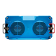 Hardkorr 3000W Pure Sine Wave Inverter - LS rear panel with twin cooling fans and battery terminals.
