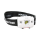 Hardkorr 335 lumen headtorch with a white housing, central reflector and black headband.
