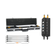 Hardkorr 4 bar LED camp light kit with an open carry case, four light bars and two dimmers.