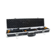 Hardkorr 6 bar LED camp light kit in an angled open case view with light bars and coiled cables in compartments.