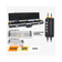 Hardkorr 6 bar LED camp light kit graphic with an open case, two dimmers and three lighting colour options.