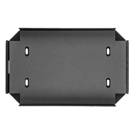 Hardkorr Battery Box Mounting Tray top view with mounting slots.