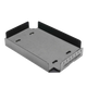 Hardkorr Battery Box Mounting Tray angled front view with side walls.