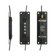 Hardkorr dimmer flush mount panel in side, front and rear views with the dimmer fitted.