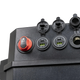 Hardkorr Battery Box Pro top corner with open USB and socket covers.