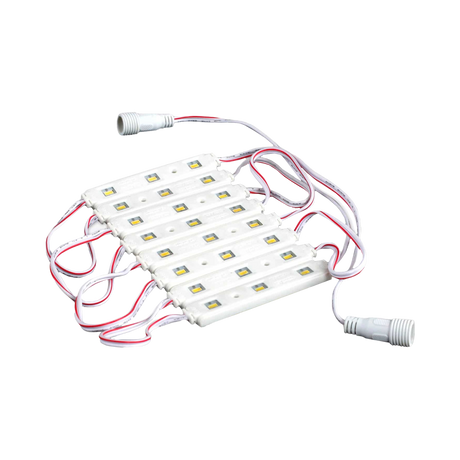 Hardkorr High Powered Rock Lights set with LED strips and white connectors.