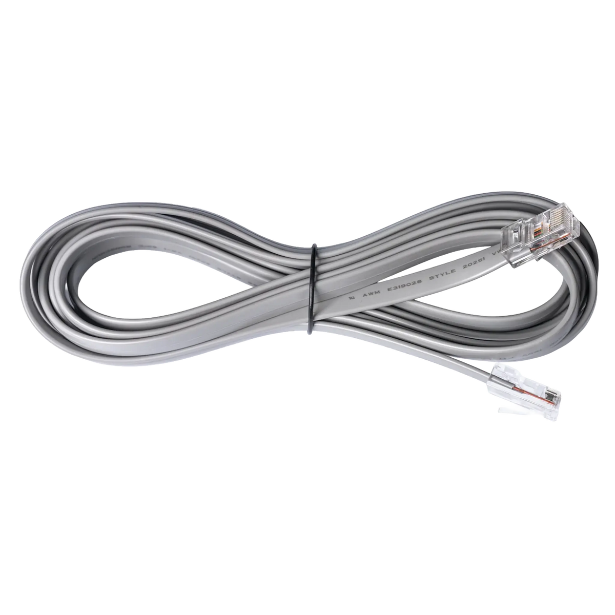 Hardkorr LS inverter remote grey connection cable with clear plugs.
