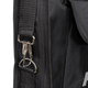 Hardkorr MKII 200W solar mat carry bag close up of the shoulder strap clip beside the zip.