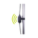 Hardkorr motion sensor for LED light bars mounted on a pole with green motion detection symbols.