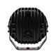 Hardkorr XD Series 7 inch LED driving light rear view with cooling fins and power socket.
