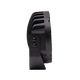 Hardkorr XD Series 9 inch LED driving light side profile with cooling fins, pivot bolts and mounting bracket.