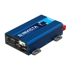 Invicta 2000W 12V Pure Sine Wave Inverter front view with outlet panel.