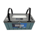 Invicta Xero 300Ah 12V lithium battery with Bluetooth in a front view with both carry handles raised.
