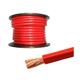 KEY 0 B&S (50mm2) Red Battery Cable - 246A - Sold per 50cm