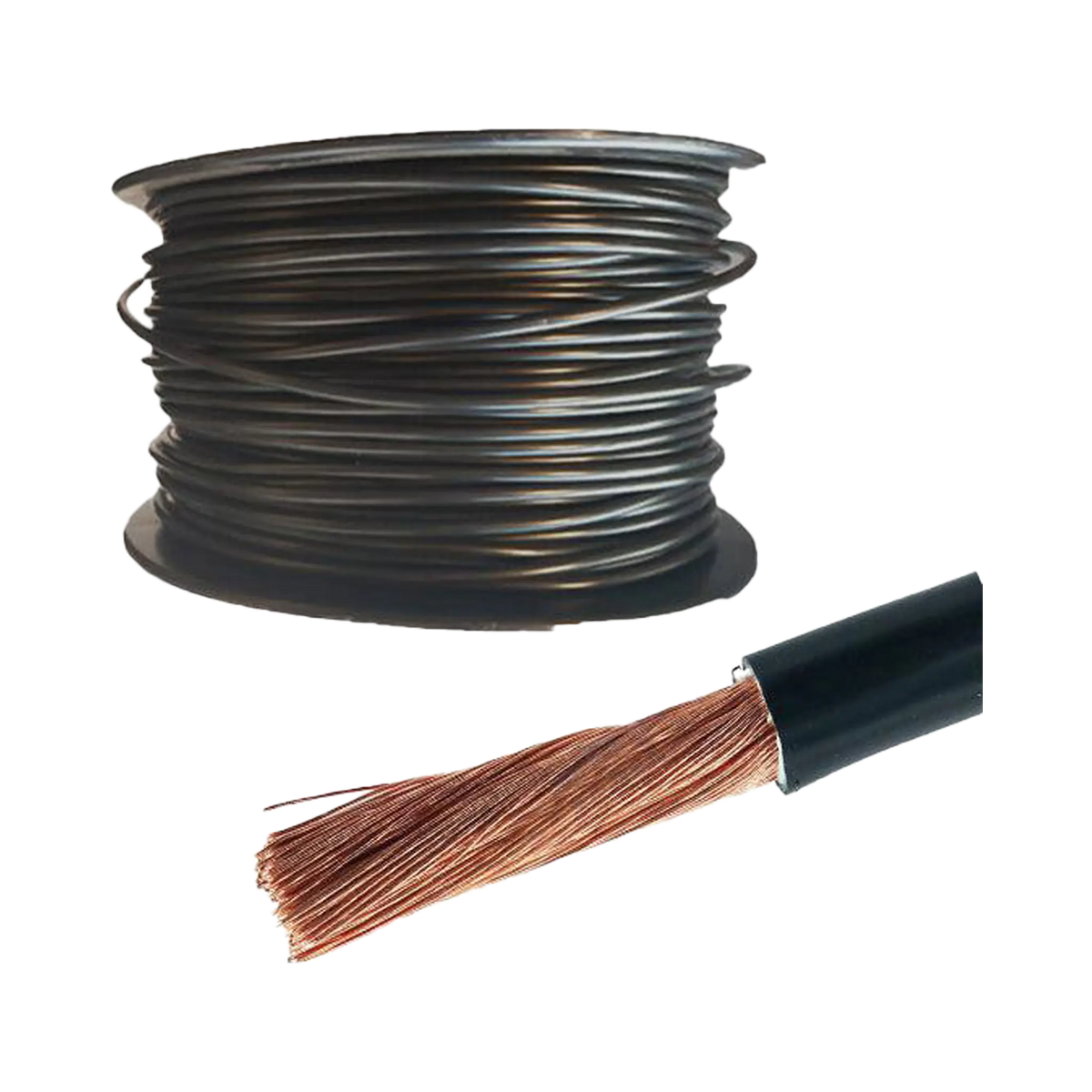 KEY 6 B&S (14mm2) Black Battery Cable - 103A - Sold per 50cm