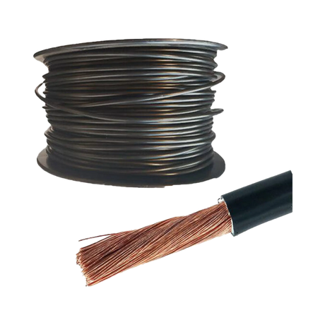 KEY 6 B&S (14mm2) Black Battery Cable - 103A - Sold per 50cm