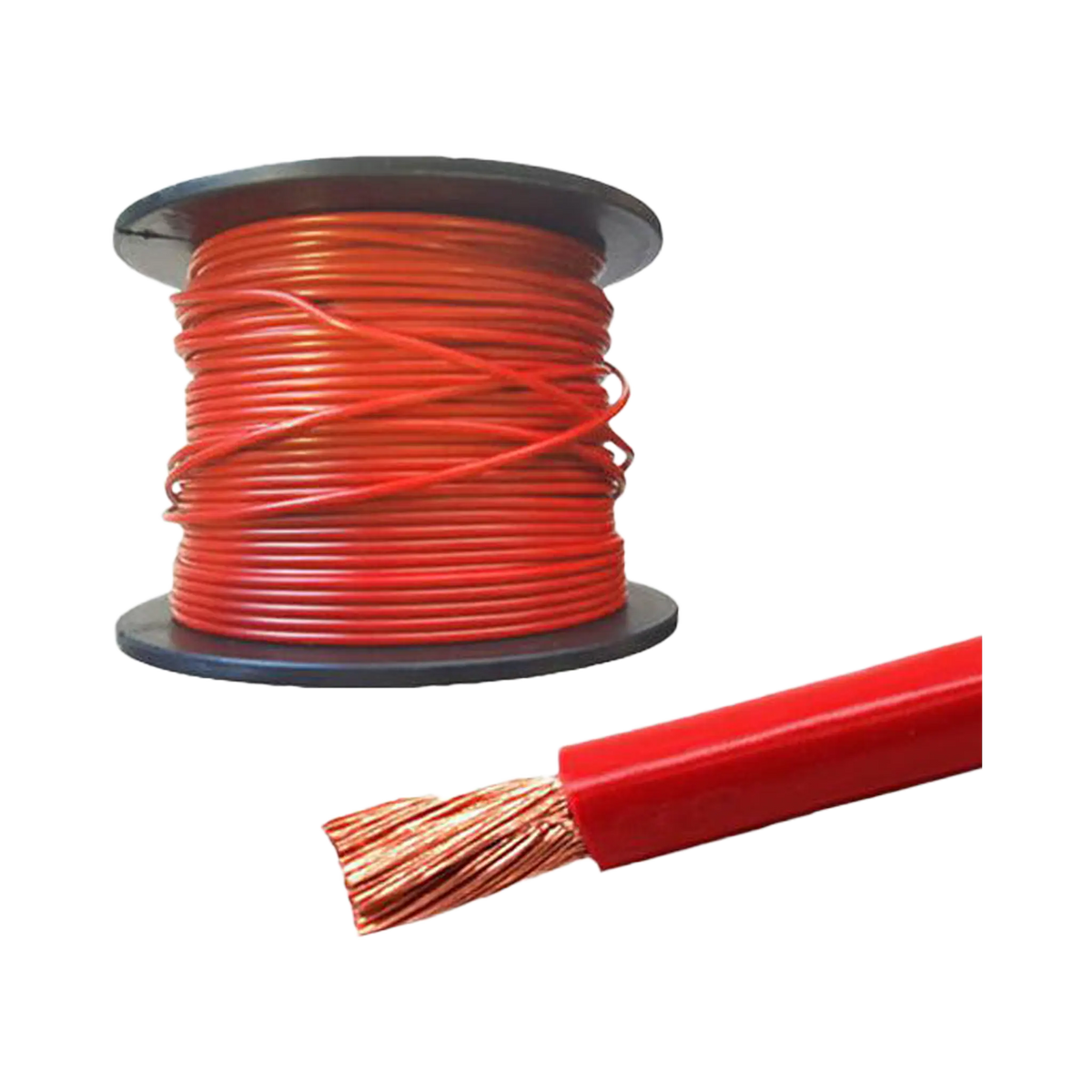 KEY 6 B&S (14mm2) Red Battery Cable - 103A - Sold per 50cm
