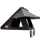 Outback Tourer 1.2 Carbon Fibre Rooftop Tent front left view with hanging storage pockets.
