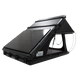 Outback Tourer 1.2 Plus Rooftop Tent back-right studio view with solar panel on the shell.