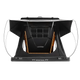 Outback Tourer 1.4 Plus Rooftop Tent rear studio view with open doorway and storage pocket.