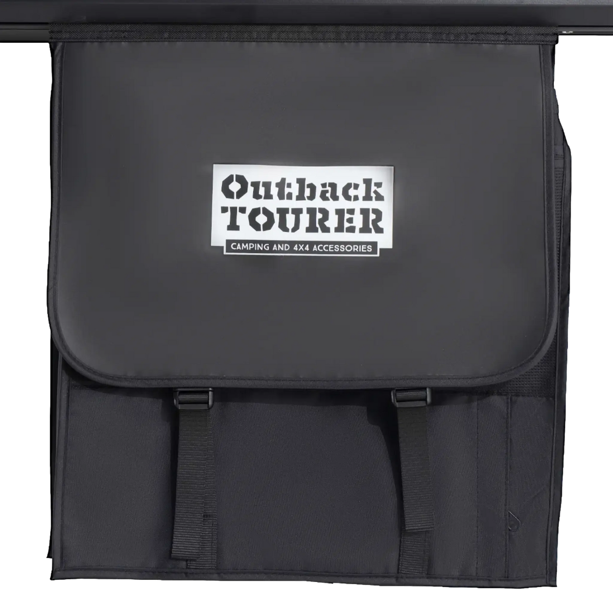 Outback Tourer 1.4 X Plus Rooftop Tent carry bag with Outback Tourer logo.
