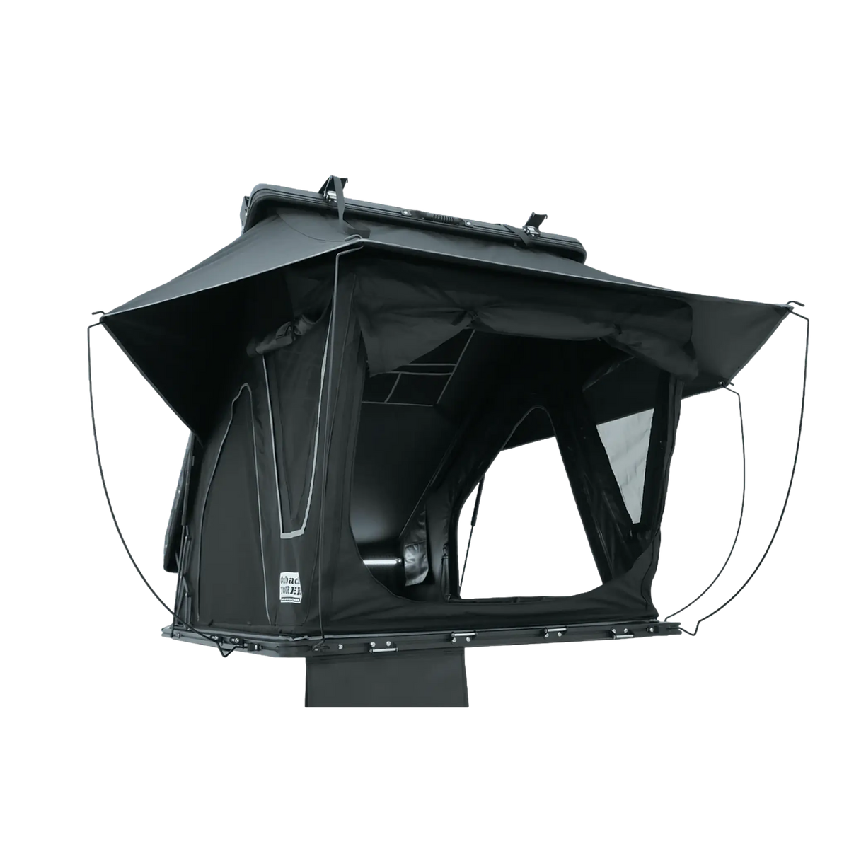 Outback Tourer 1.4 X Rooftop Tent rear left studio view with side window open.