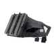 Outback Tourer 1.5 Lite Rooftop Tent back left studio view with shell and side window.