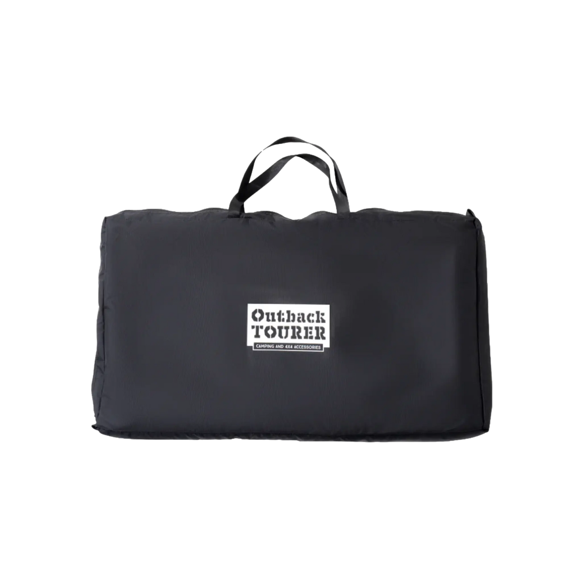 Outback Tourer 1.5 Lite Rooftop Tent carry bag with Outback Tourer logo on it.
